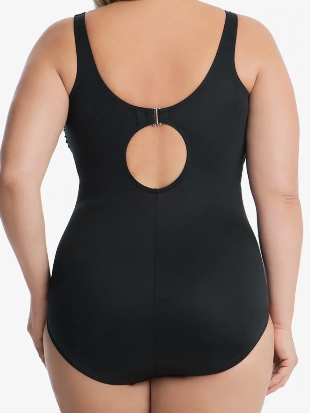 Miraclesuite Helix One Piece in Color block Black & White Size 20
